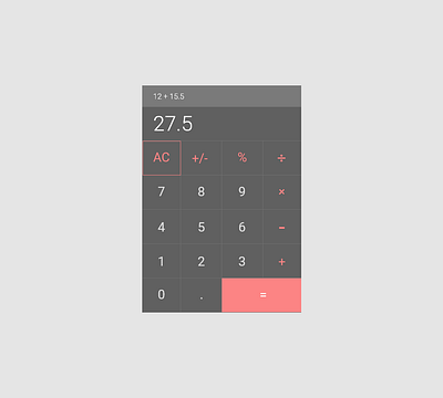 Calculator Design 004calculator dailyui design ui