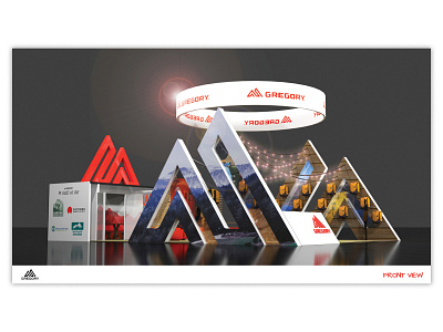 Gregory Pack Exhibit booth design exhibit exhibit design exhibition graphic design tradeshow tradeshow booth