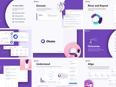 Olumo Pitch Deck brand branding deck deck design illustration interface interface design pitch pitch deck power point product design sales sales deck slide deck slides ui ux web app