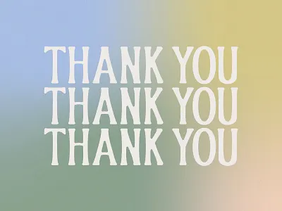 Thank You MBB! gradient intern summer thank you