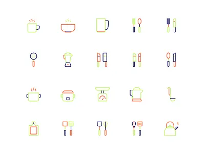 Kitchen icon icon set kitchen