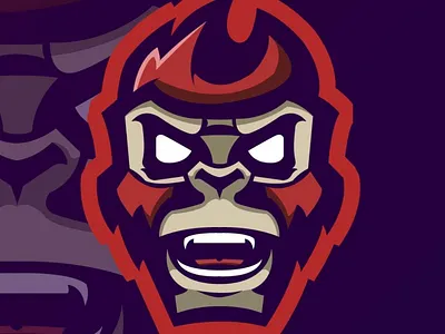 Gorilla Esports Logo brand design branding esports logo logo design