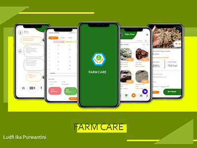 FARM CARE android app branding clean design flat graphic graphicdesgin icon identity illustration lettering logo minimal type typography ui ui. ux uidesign ux
