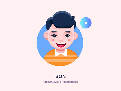 Cartoon portraits app boy cartoon icons illustration portraits ui ux visual