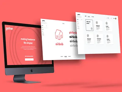 UI/UX Design for Gather design ui ux web