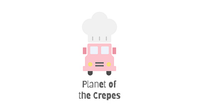 Planet of the crepes dailylogochallenge design illustration logo logodesign typography vector
