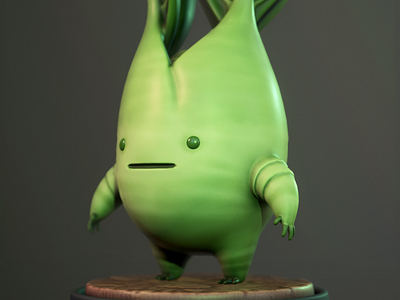 Plantman 3d creature sculpt zbrush