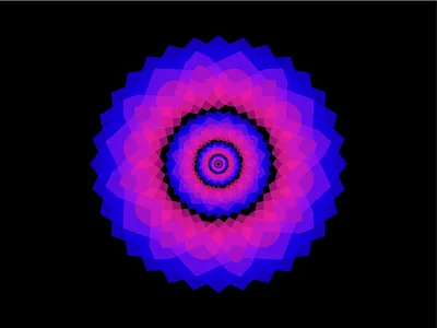 Bloom bright design geometry graphic design illustration