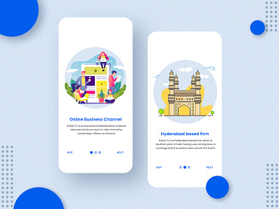 Mobile app intro screen animation app art branding design flat graphic deign hyderabad icon illustration india logo logo design minimal mobile mockup ui ux vector web