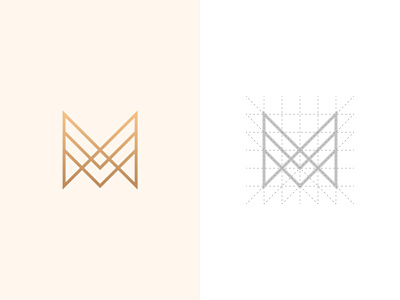 M Monogram Logo abstract business clean geometric grid grid logo hellodribbble icon logo logo design logo grid m letter m monogram minimalistic minimalistic logo modern monogram pictogram symmetric