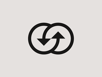 Circles + arrows arrow brand identity branding circle logo logo design minimal sustainability