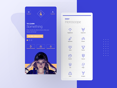 Fortune Tellers Landing Page / Responsive app design branding design dribbble fortune teller mobile app responsive tellers typography ui ux vector web design