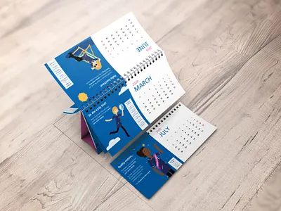 Character illustration system for NHS Professionals - Calendar brand illustration branding character design design illustration illustration system vector