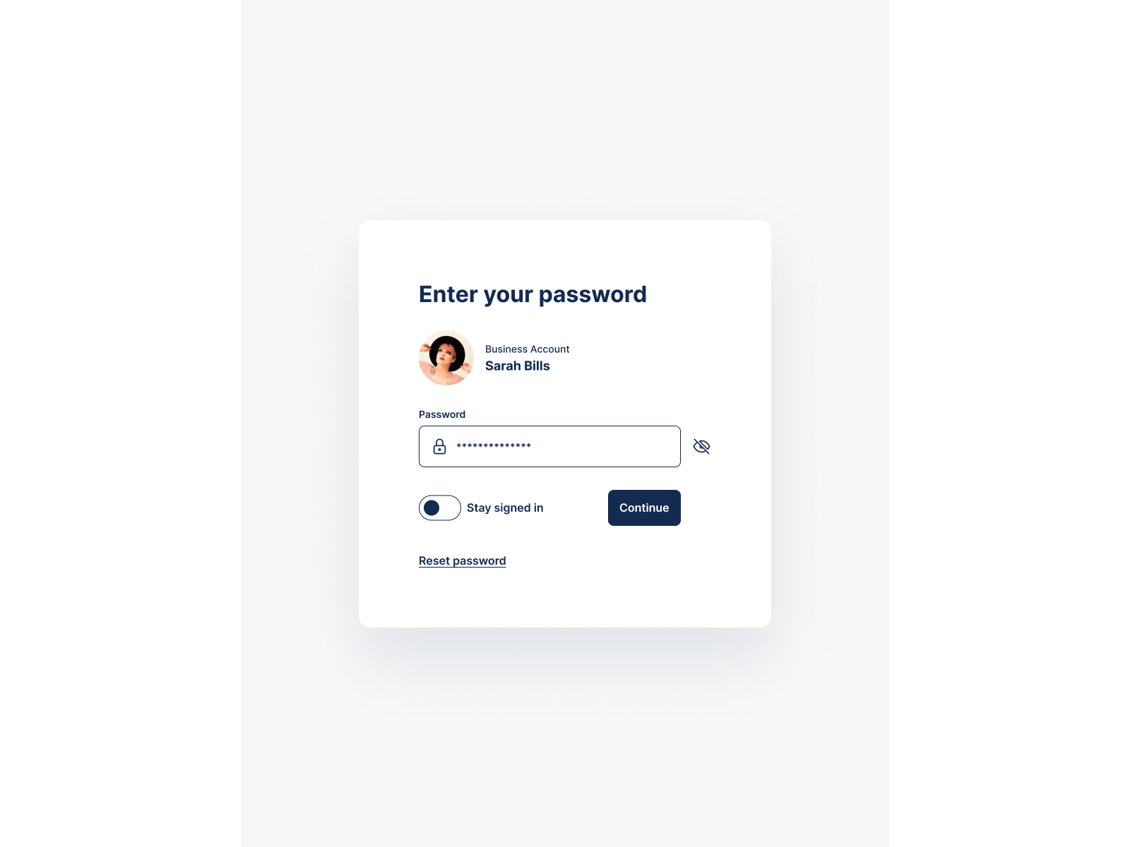 Enter Password Ui Design By Ildiko Gaspar On Dribbble
