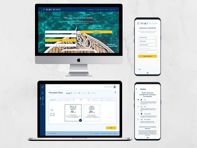 Boat Buddy app art brand branding clean design icon identity illustration ios logo mobile ui ux web website
