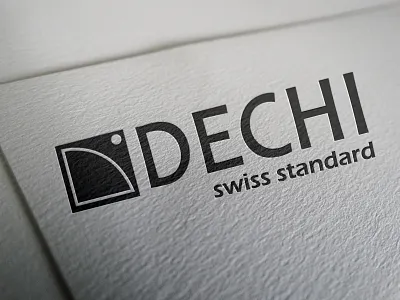 Dechi artwork branding business construction consultancy consultant consultation developer housing logo typography