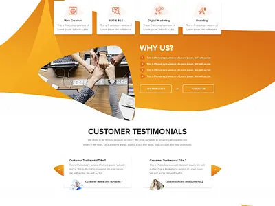 Agency Website design corporate design flat illustration landing ui ux web webdesign wordpress