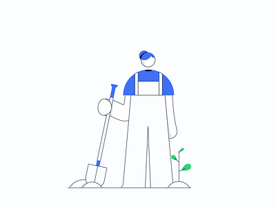 Lisk Mobile - All Set! adobe character characterdesign design illustration plant vector