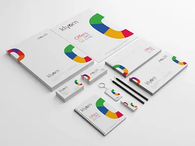 Klyom Corporate Branding Identity Design adobe creative suite adobe illustrator arabic logo ashique ukkadan branding clean colorful corporate branding identity corporate identity flat identity illustration logo logotype minimal monogram riyadh saudi arabia stationery design typography