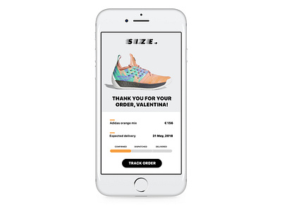 Daily UI 17 - Email Receipt app design application brand daily ui dailyui dailyui17 design e commerce email fashion interface online shopping receipt shoes ui