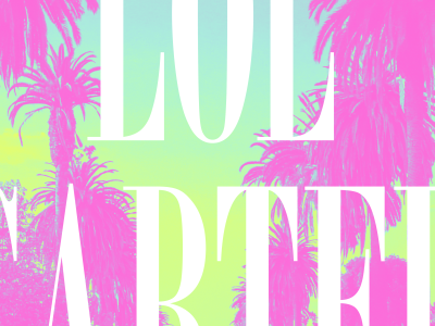 022 apparel california merch merchandise palmtrees pastel shirt tshirt type typography