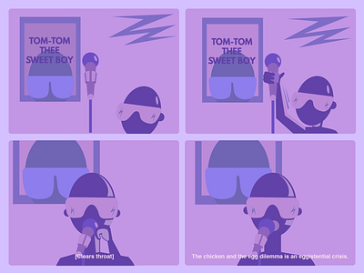 Eggistential Crisis adobe illustrator illustration