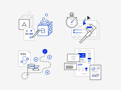 EX Product Icons 03 design geometric icon illustration illustrator line pattern vector web design