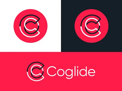 Coglide c c letter letter logo logotype mark monogram symbol typography