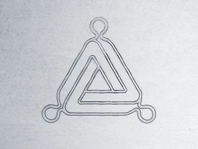 Designhubz art branding branding concept design designhub hub icon logo pencil quick sketch triangle