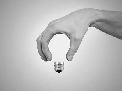Great idea hand idea lightbulb