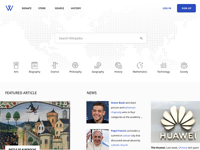 Wikipedia - Redesign