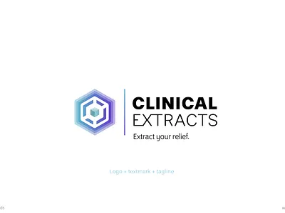 Clinical Extracts Branding & Identity branding cbd design edibles icon illustrator logo minimal vector