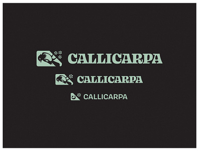 Callicarpa Productions - Responsive Branding bird bird logo branding illustration logo responsive branding responsive design vector