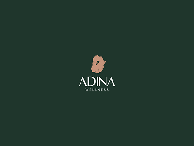 Adina Wellness Logo adobe africa branding graphics illustrator logo photoshop wellness woman