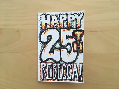 Happy 25th pen paper