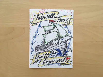 Farewell, Sailor! pen paper