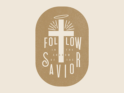 Follow conference cross graphic design jesus texture type typography