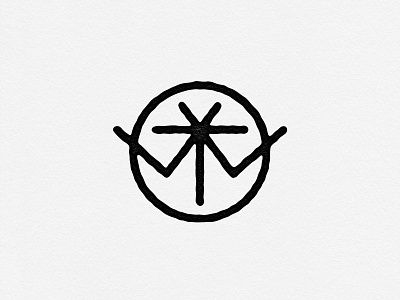 TWO brand branding design lettering logo monogram monoline symmetrical type typography vintage western
