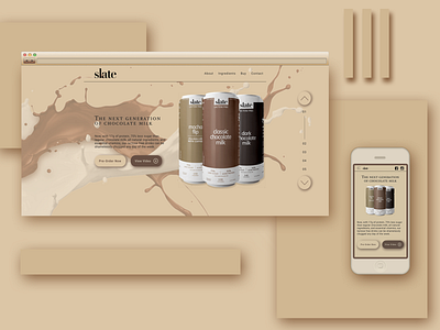 Landing Page app chocolate design landing page landingpage milk minimal minimalism ui ui design ux ux design uxui web web design website