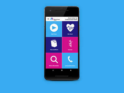 Dashboard for Mount Sinai center for cardiovascular health app app cardiovascular dashboard health healthcare heart kravis patient