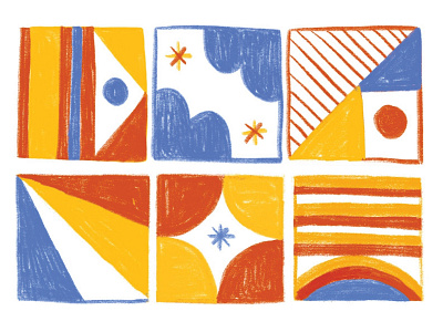 Modules Doodle illustration procreate texture