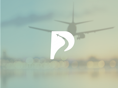 P for Plane branding design graphic design logo logodesignersclub logodesigns logodesinger