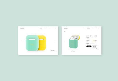 Daily UI 033_Customize Product branding design ui ux web website
