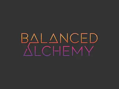 Balanced Alchemy Logo branding design logo vector