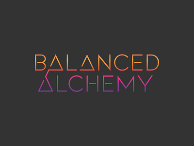 Balanced Alchemy Logo branding design logo vector