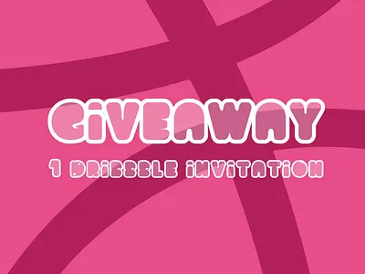 Dribbble Invite Giveaway dribbble invite giveaway