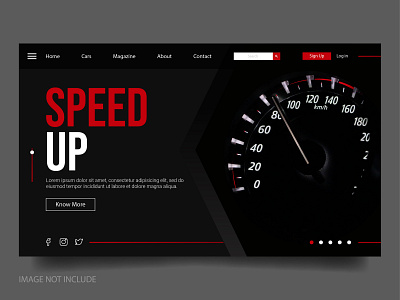 Otomotive Landing Page landing landing page landing page design otomotive page speed up website