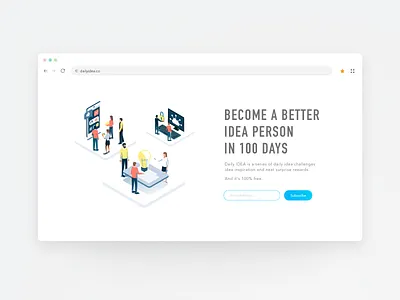 26 Subscribe app browser clean cool dailyui design illustrator inspiration landing page minimal minimal app simple sketch stylish subscribe ui uidesign web webapp whitespace