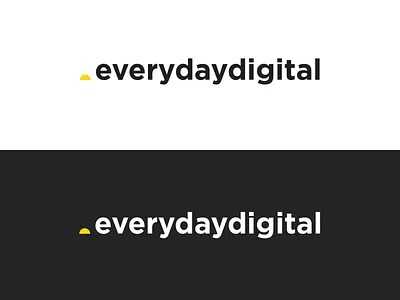 Everydaydigital branding everyday logo typography