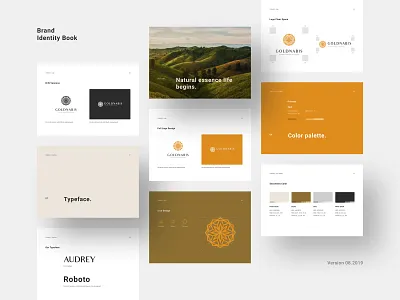 Goldnabis Brandbook book brand brandbook branding cannabis cannabis brand cannabis branding cannabis logo cbd design hemp thai